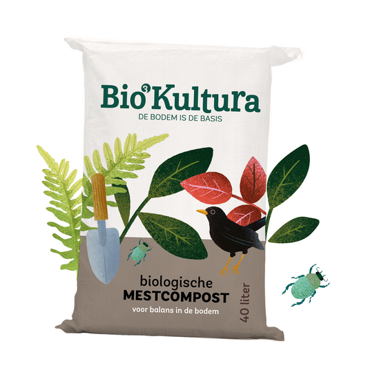Biologische mestcompost 40 ltr. | Bio-Kultura
