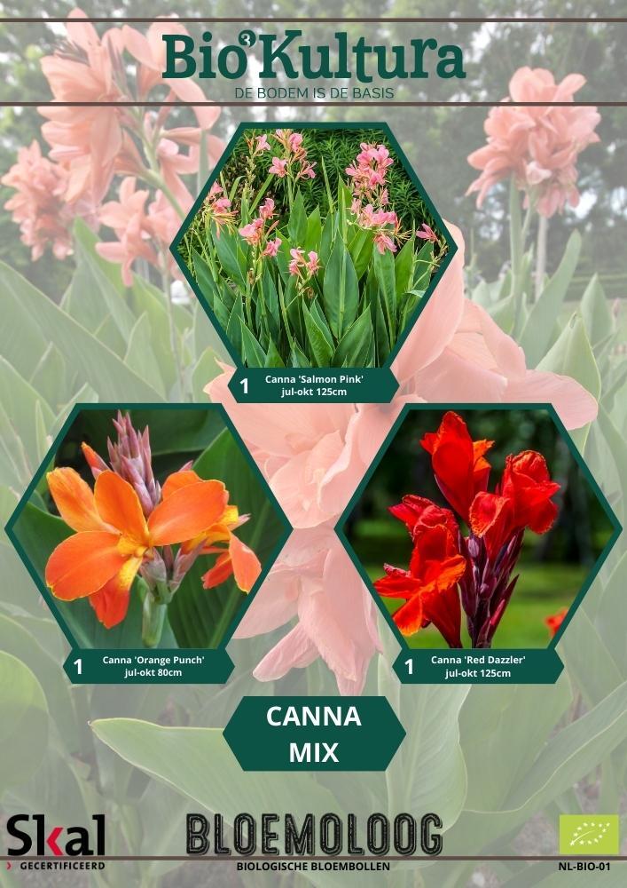 Bio Kultura Selection - rode oranje roze Canna Mix - Bloemoloog